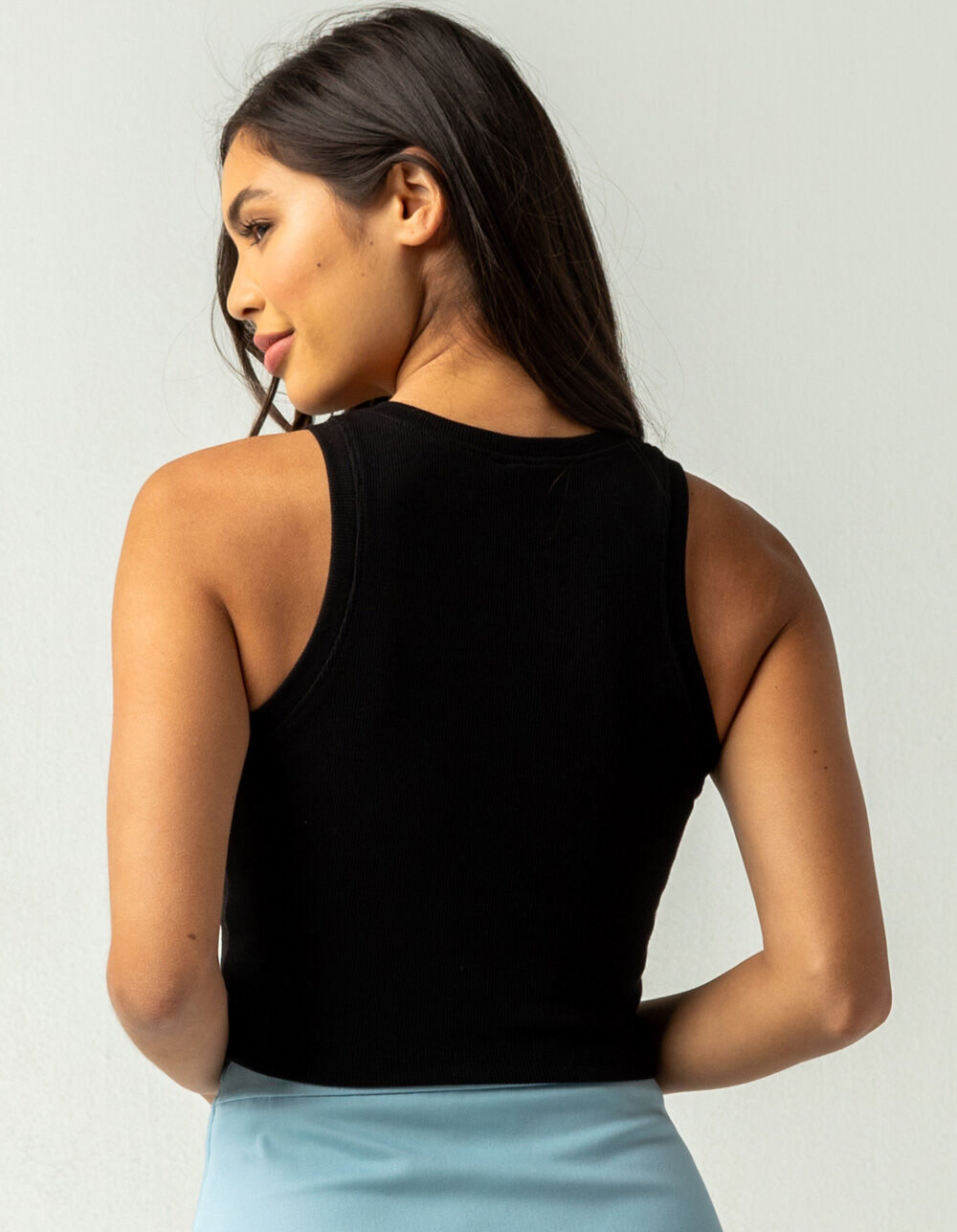 TILLYS High Neck Womens Tank - BLACK