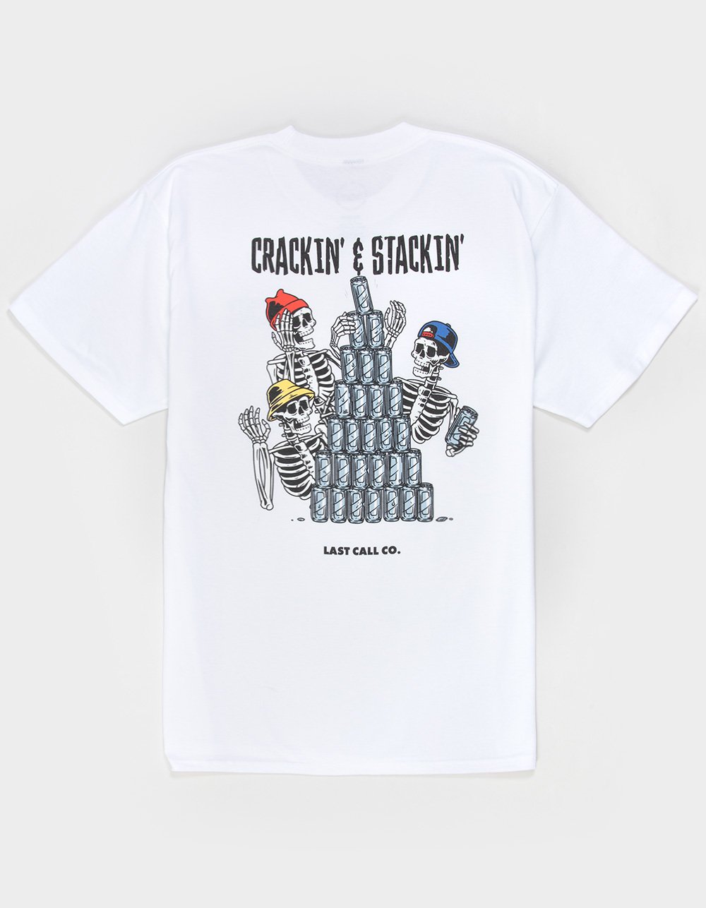 LAST CALL CO. Crackin Mens Tee - WHITE