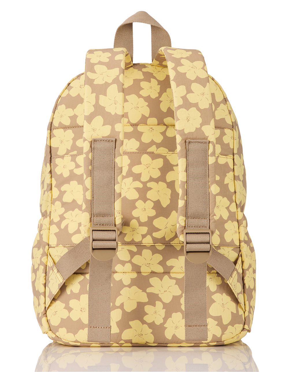 ALOHA COLLECTION Puakenikeni Buds Keep It Light Backpack - BROWN COMBO