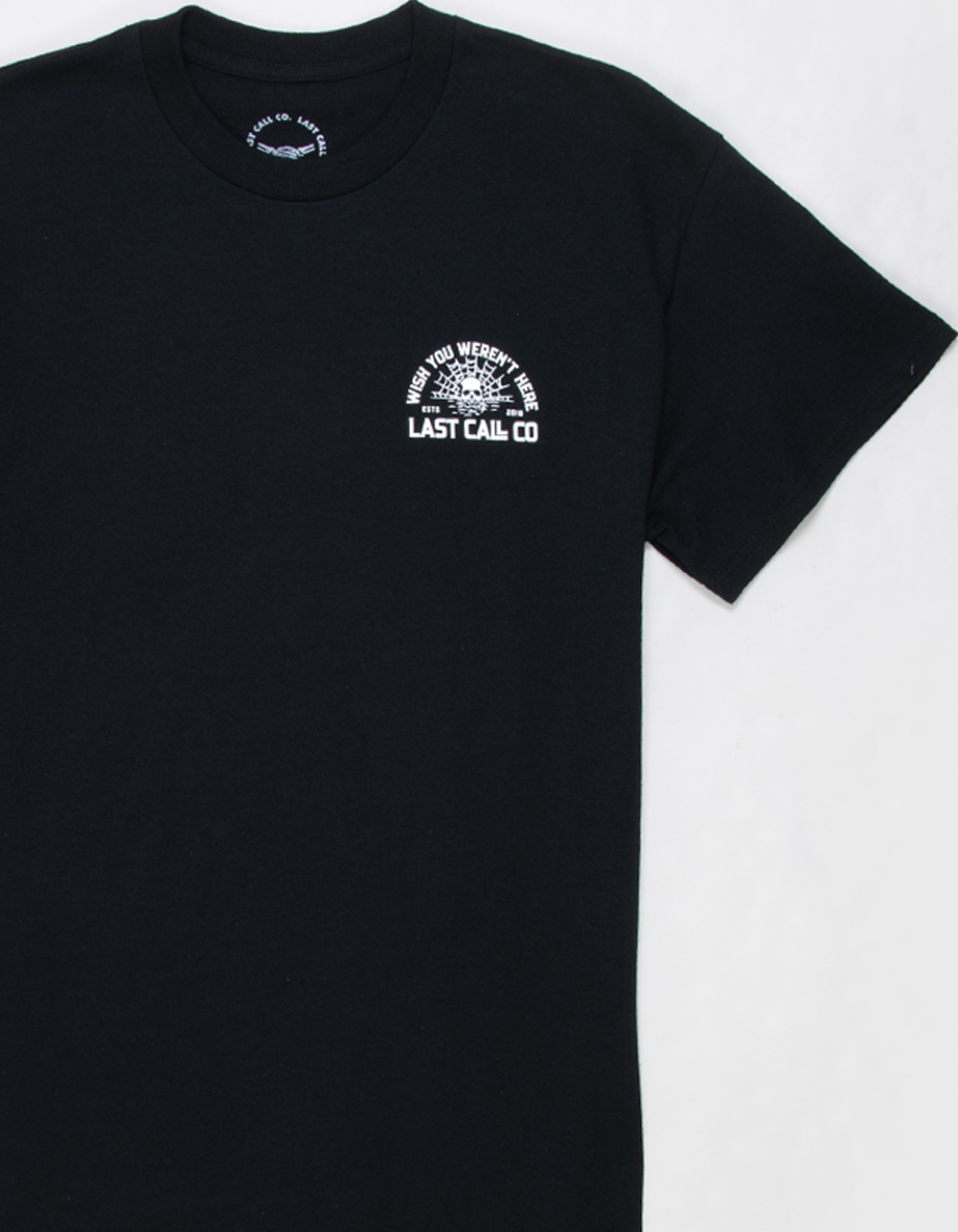 LAST CALL CO. Wish Badge Mens Tee - BLACK