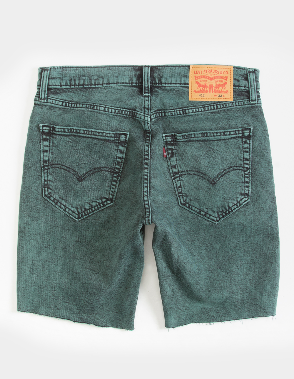 LEVI'S 412 Slim Mens Denim Shorts - FOREST | Tillys