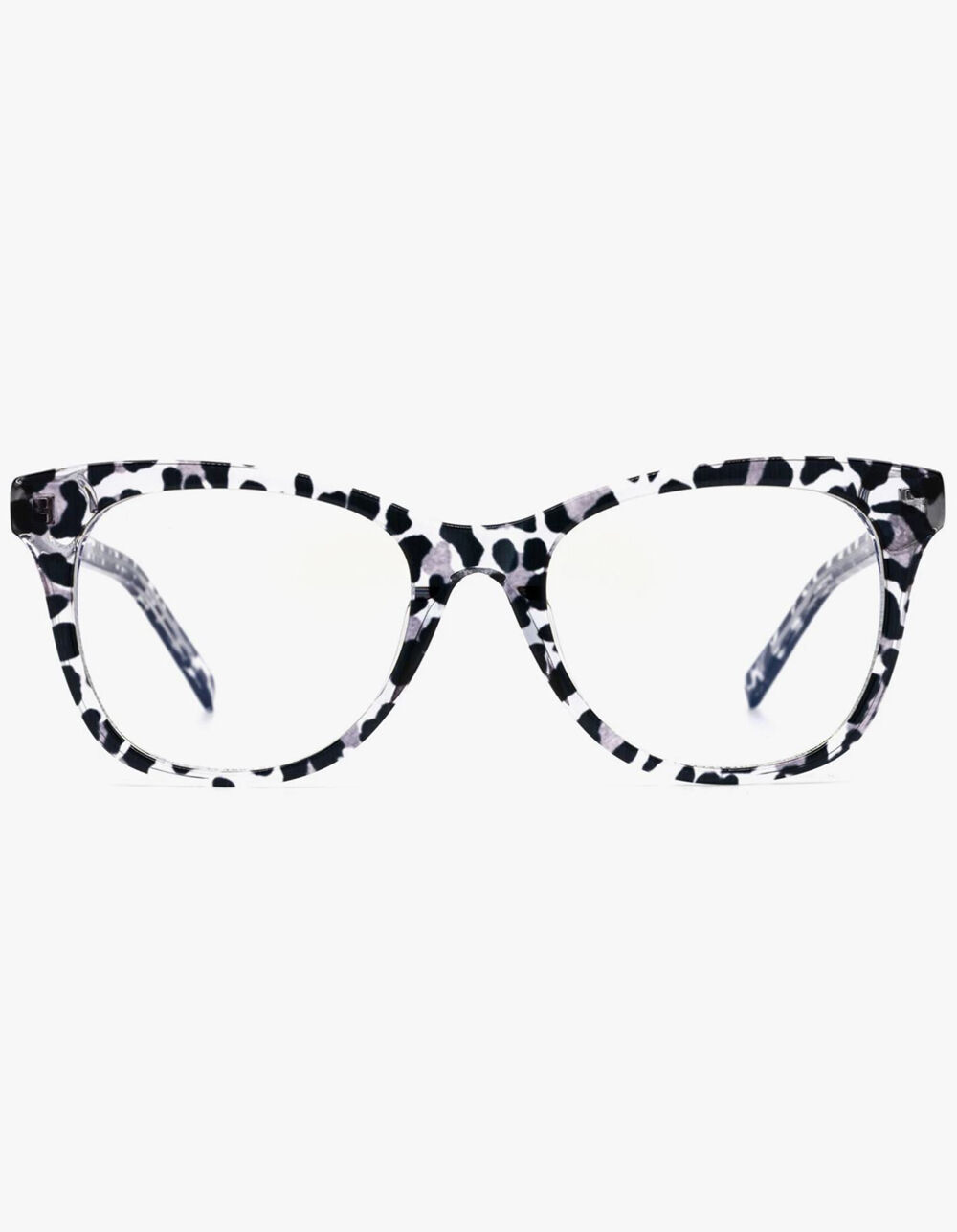 DIFF EYEWEAR Carina Blue Light Glasses CLEAR LEOPARD Tillys