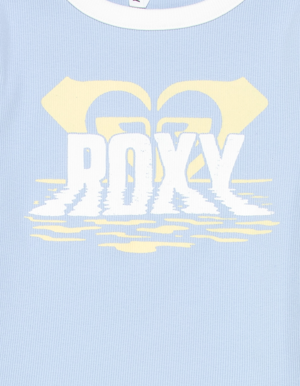 ROXY Ripple Girls Ringer Tee - BLUE