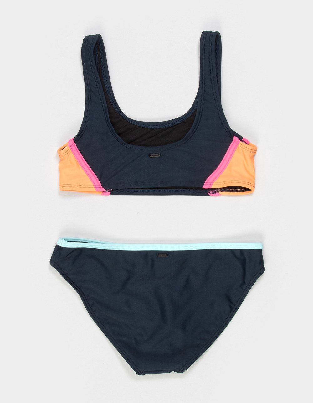RIP CURL Surf Revival Girls Bralette Bikini Set - NAVY COMBO