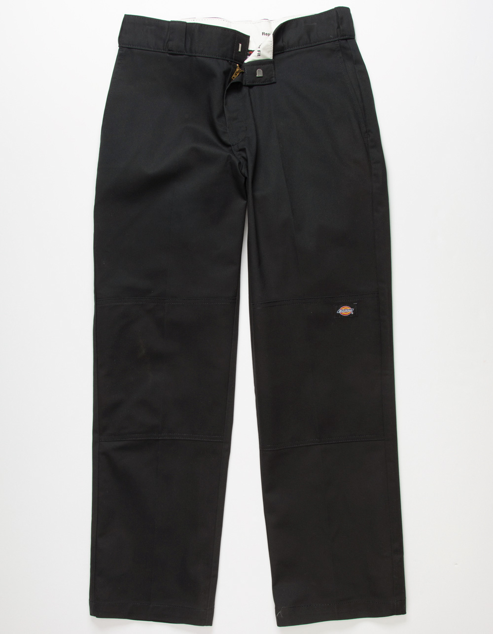 Slim Straight Double Knee Rec Dickies Chino- / Cloth pants in black for Men  – TITUS