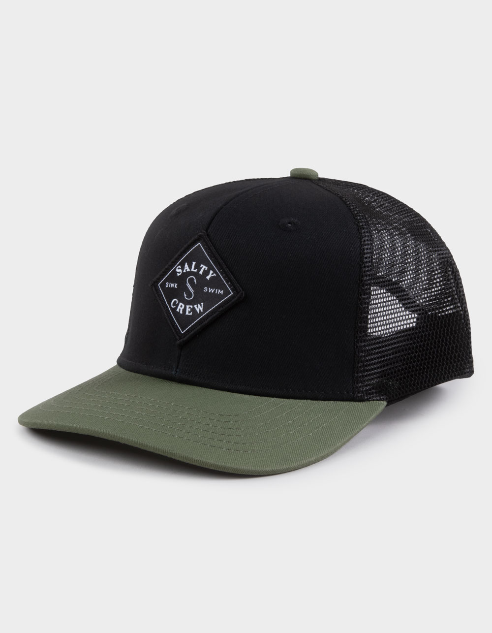 SALTY CREW Sealine Retro Boys Trucker Hat - BLACK COMBO