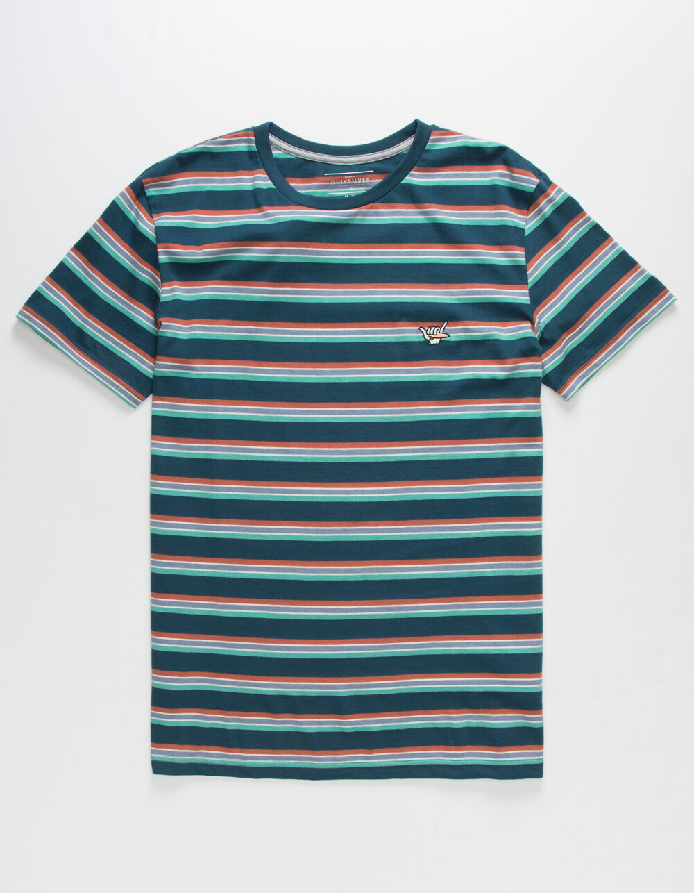 QUIKSILVER Coreky Mate Mens Stripe T-Shirt - BLUE | Tillys