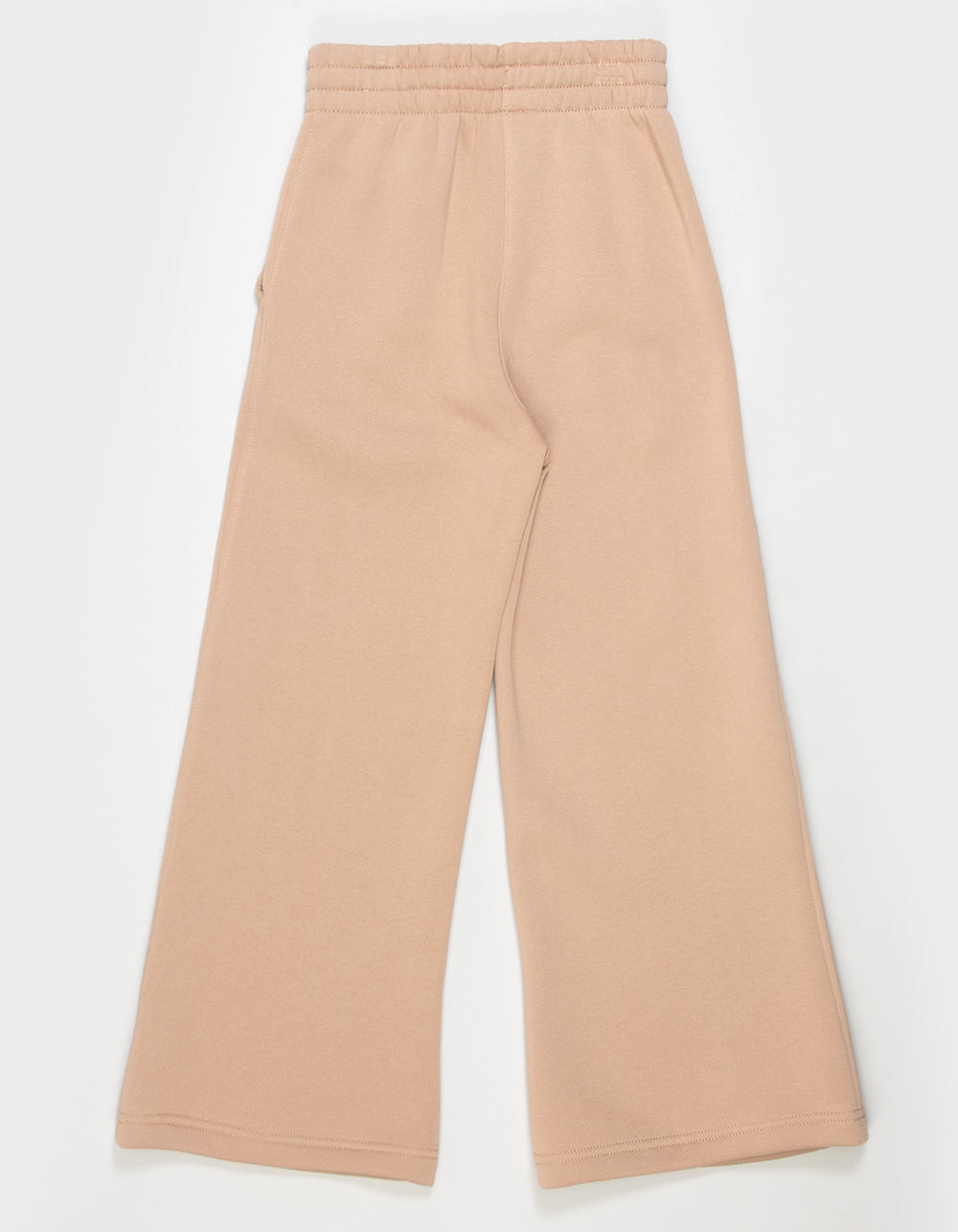 NIKE Sportswear Club Girls Wide Leg Fleece Pants - MOCHA