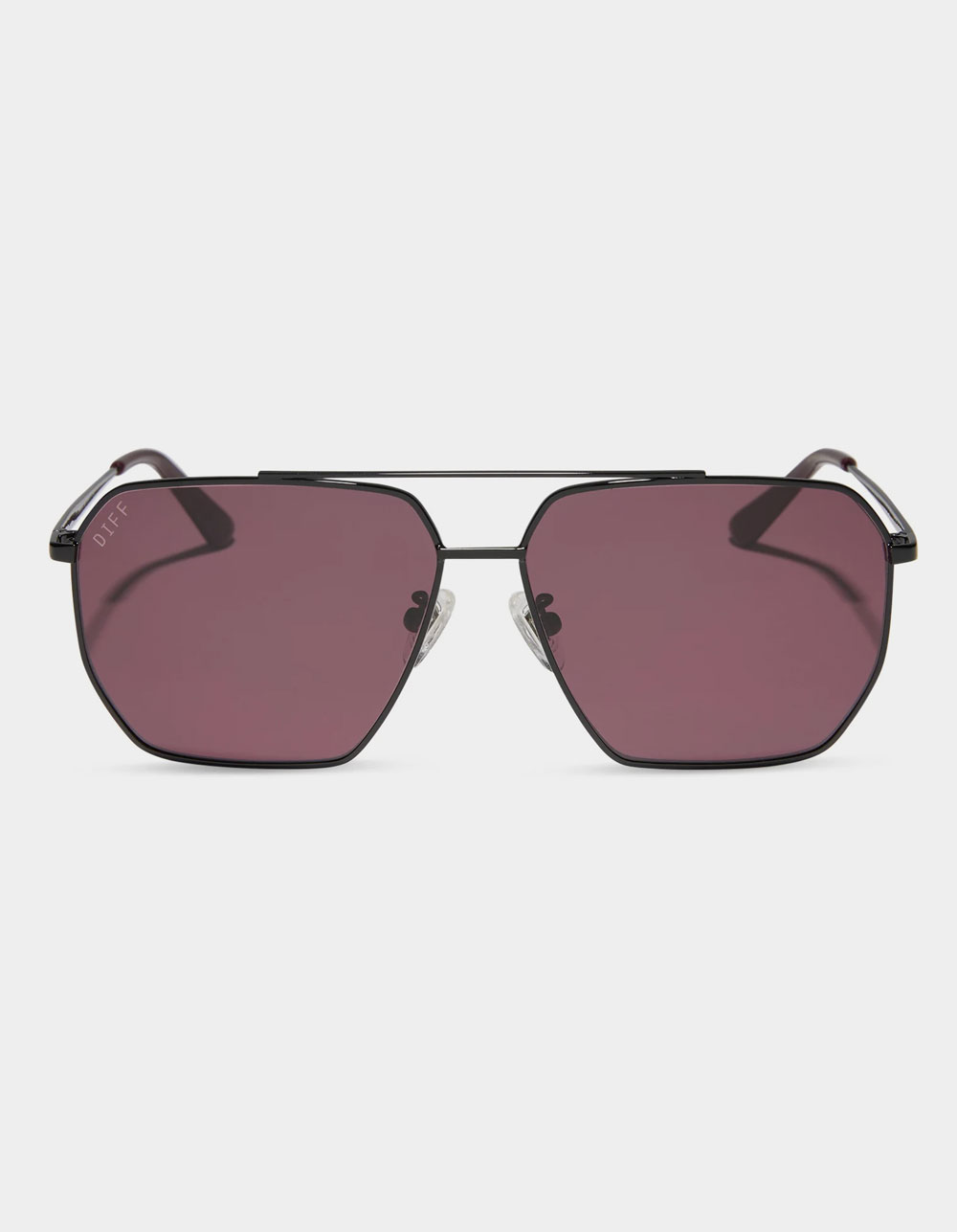 DIFF EYEWEAR Berkely Sunglasses - BLACK CHERRY