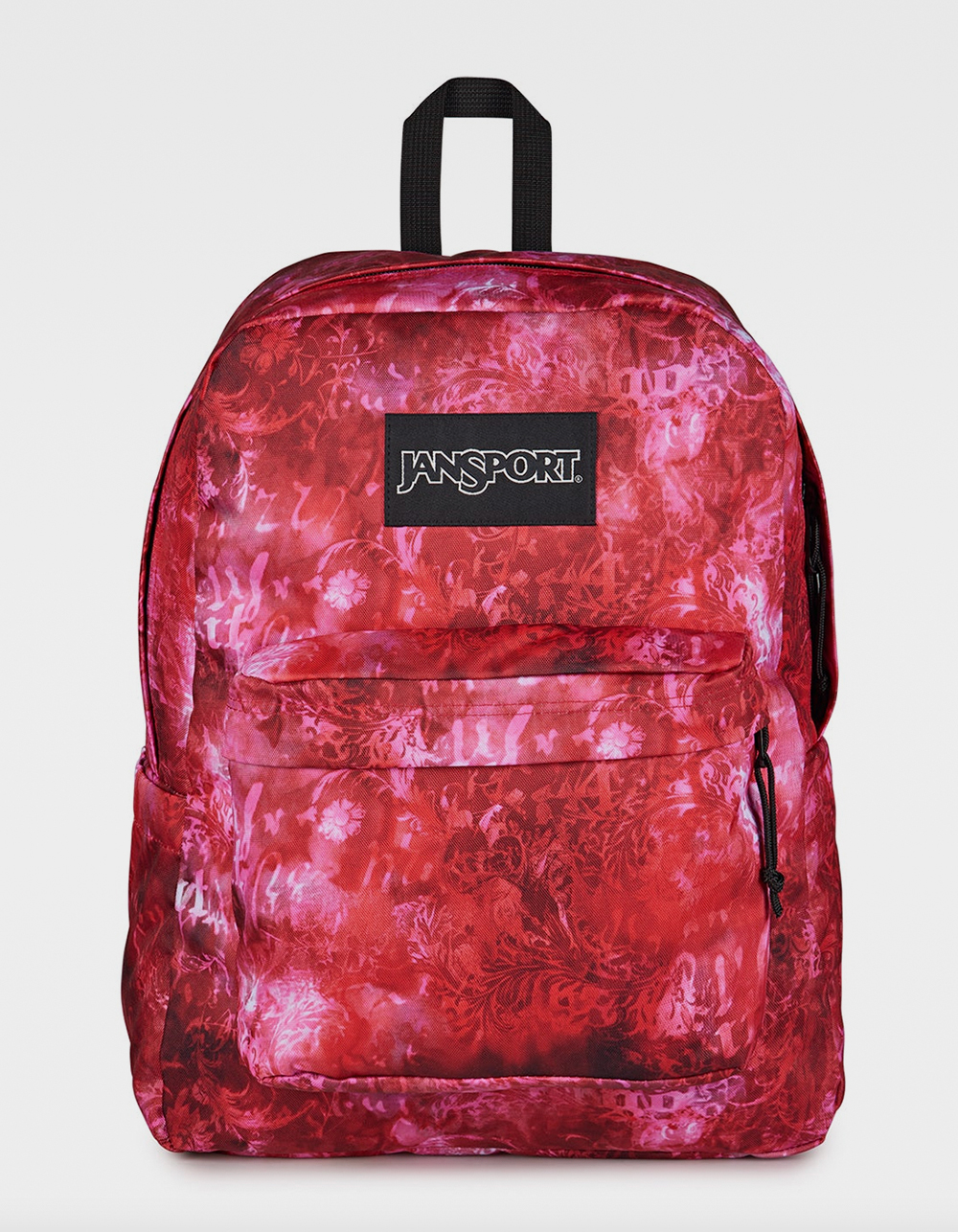 JANSPORT SuperBreak Plus Backpack - AFFLICTED DYED RED