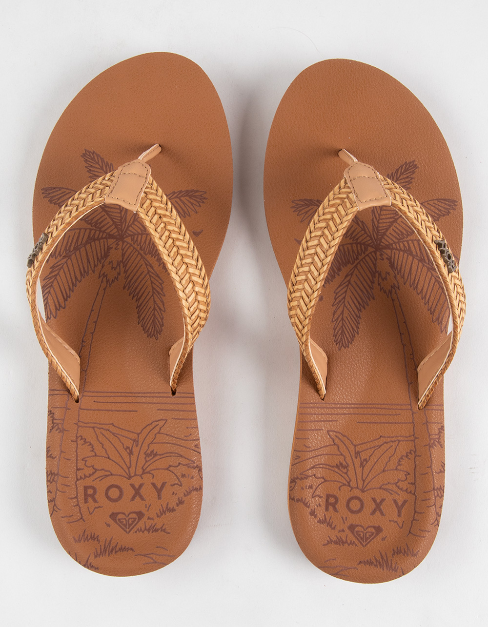 ROXY Lili III Womens Flip Flops - TAN