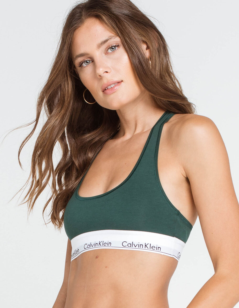 Calvin Klein Underwear UNLINED - Balconette bra - dusky green