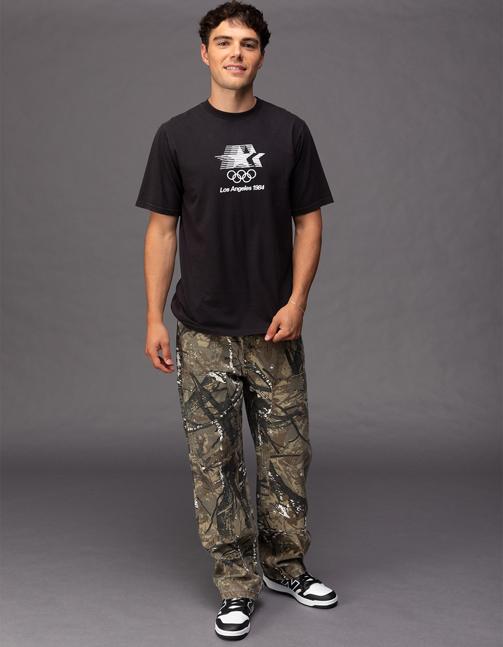 OLYMPICS Los Angeles 1984 Mens Tee - BLACK