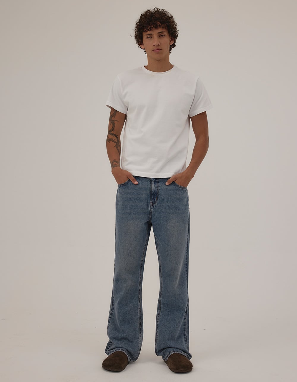 RSQ Mens Relaxed Bootcut Jeans - DIRTY DENIM