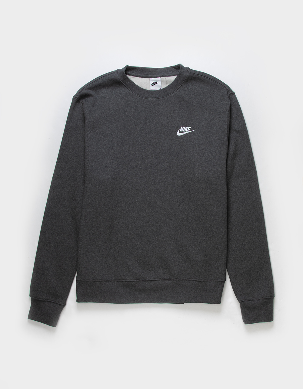 NIKE Sportswear Club Fleece Mens Crewneck Sweatshirt - CHARCOAL | Tillys