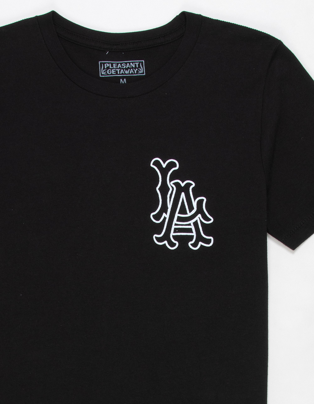 PLEASANT GETAWAY Los Angeles Boys Tee  - BLACK