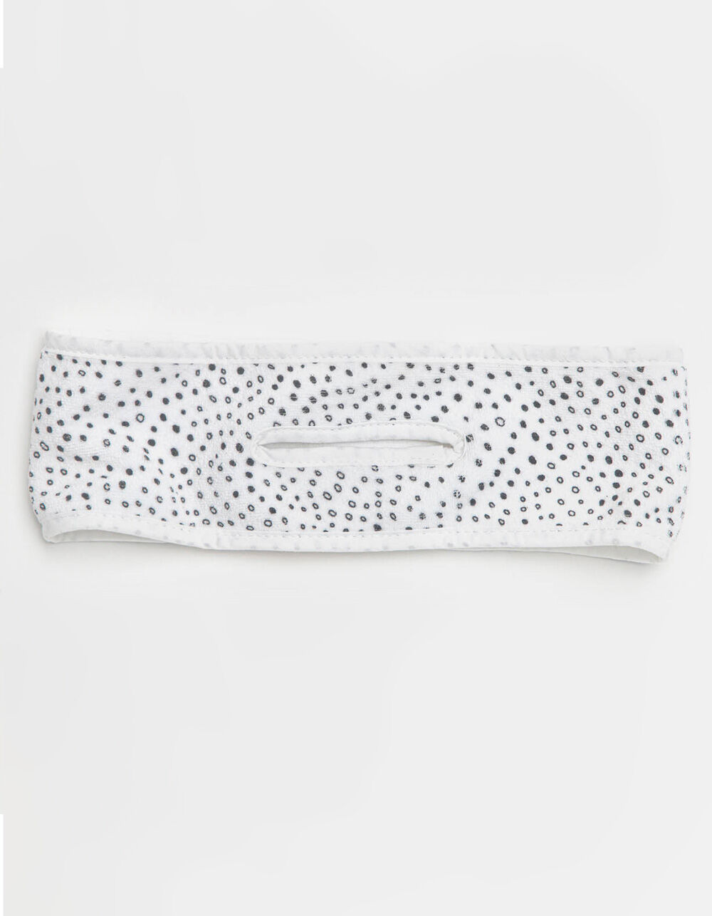 KITSCH Micro Dot Microfiber Spa Headband BLACK/WHITE Tillys