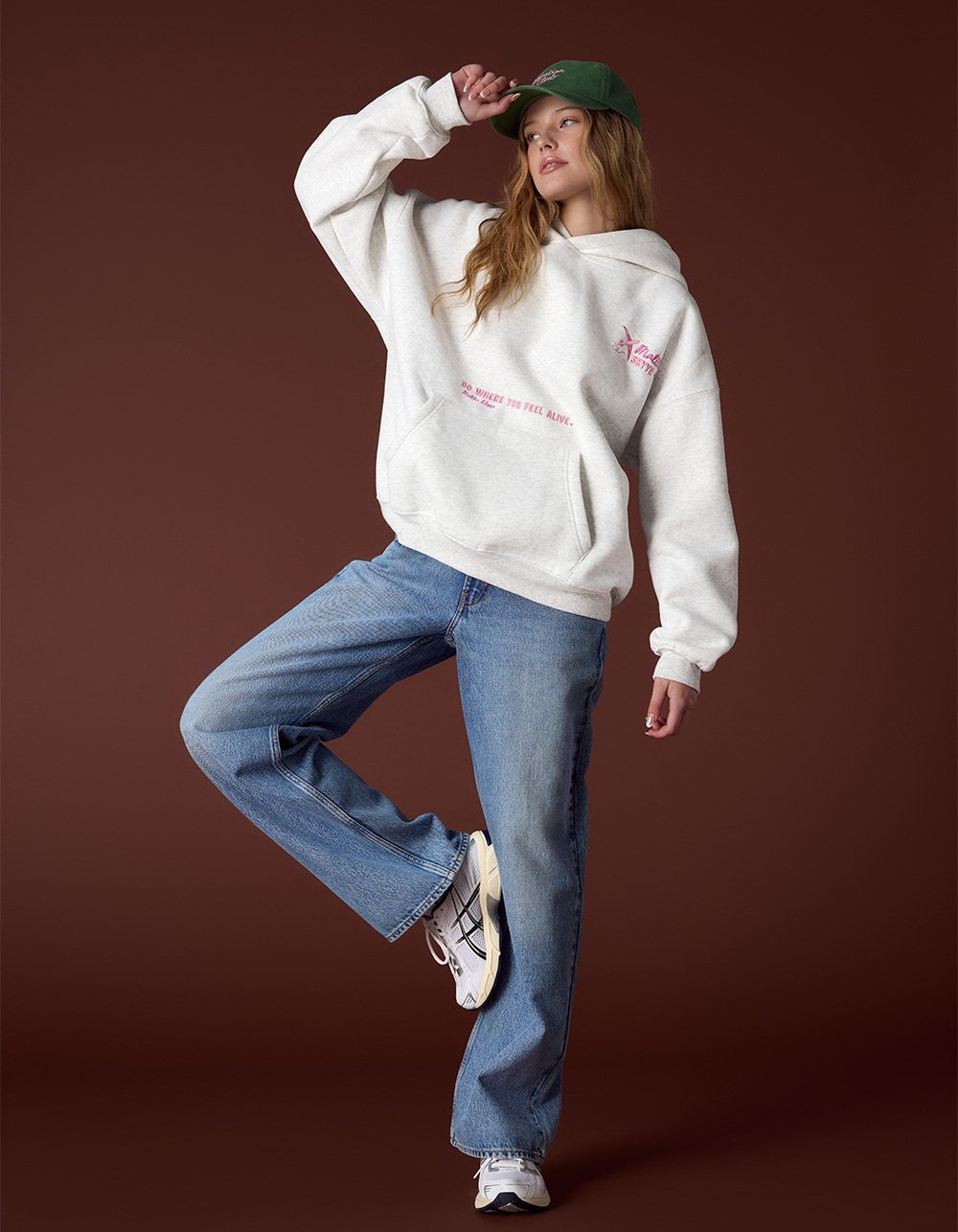 LEVI'S Superlow Womens Loose Jeans - Twisted Vibe MEDIUM INDIGO