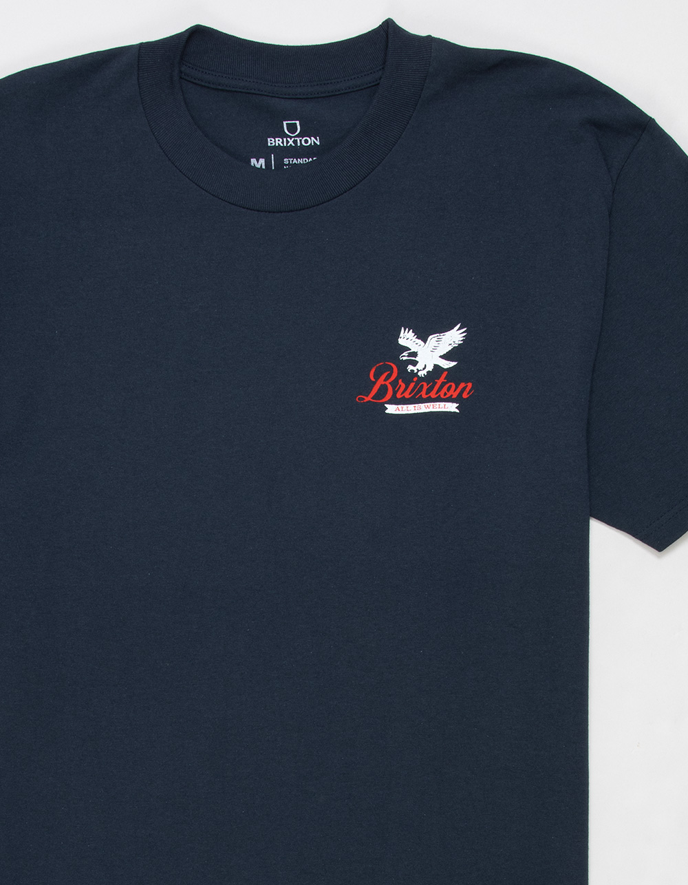 BRIXTON Well Mens Tee - NAVY