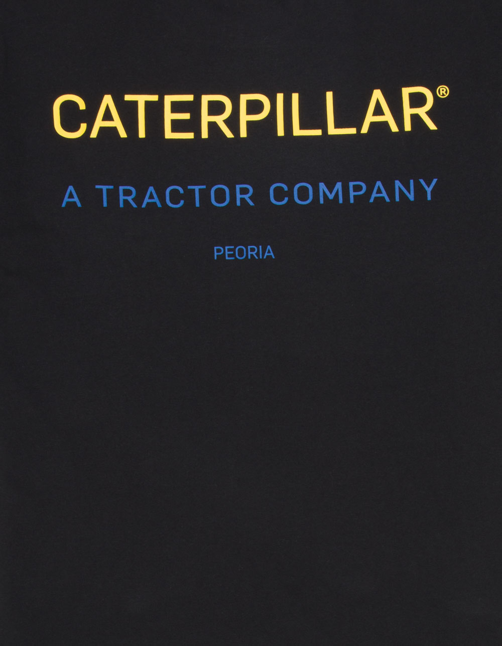 CATERPILLAR Mens Heavyweight Tee - WASHED BLACK