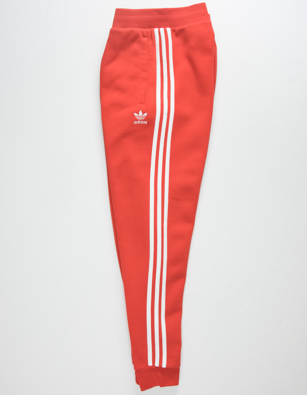 ADIDAS Three Stripe Mens Sweatpants - RED | Tillys