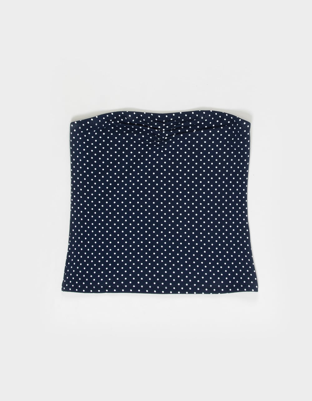 FULL TILT Essentials Girls Dot Tube Top - NAVY COMBO