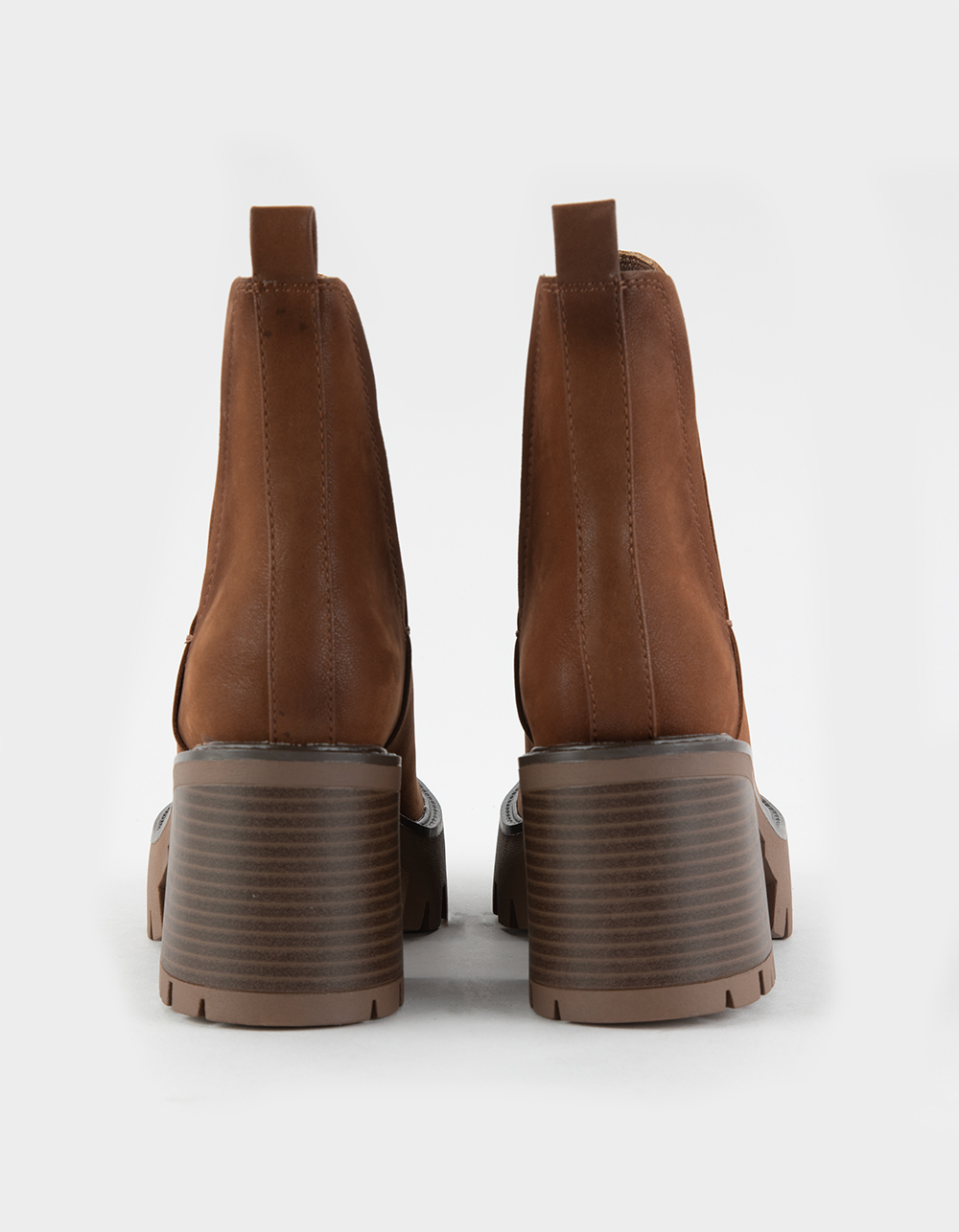 MIA Vito Lug Chelsea Womens Boots - COGNAC