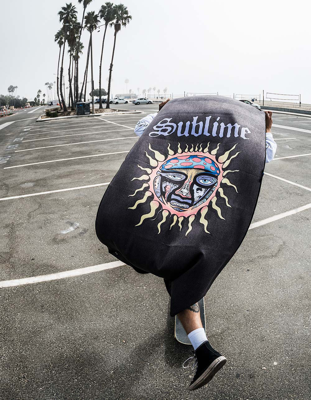 SLOWTIDE x Sublime Beach Towel - BLACK