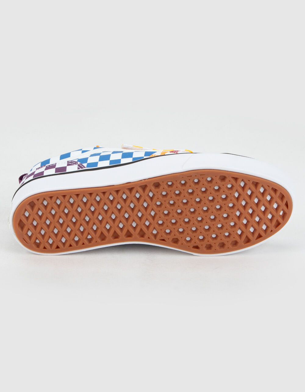 VANS Checkerboard ComfyCush New Skool Velcro Juniors Shoes image number 5