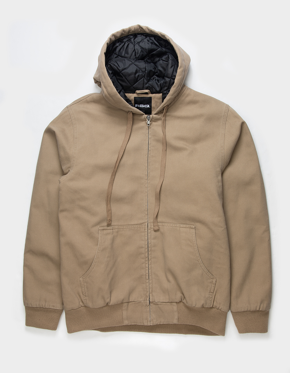 RSQ Mens Hooded Twill Jacket
