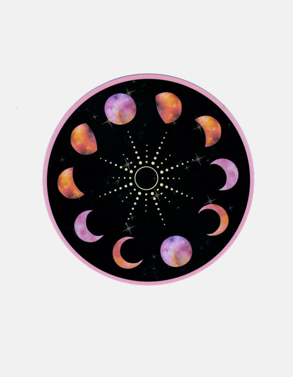 Full Moon Sticker - BLACK COMBO