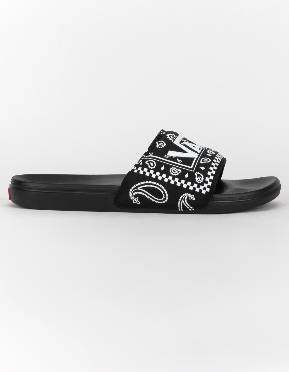 VANS La Costa Mens Slide Sandals - BLK/WHT | Tillys