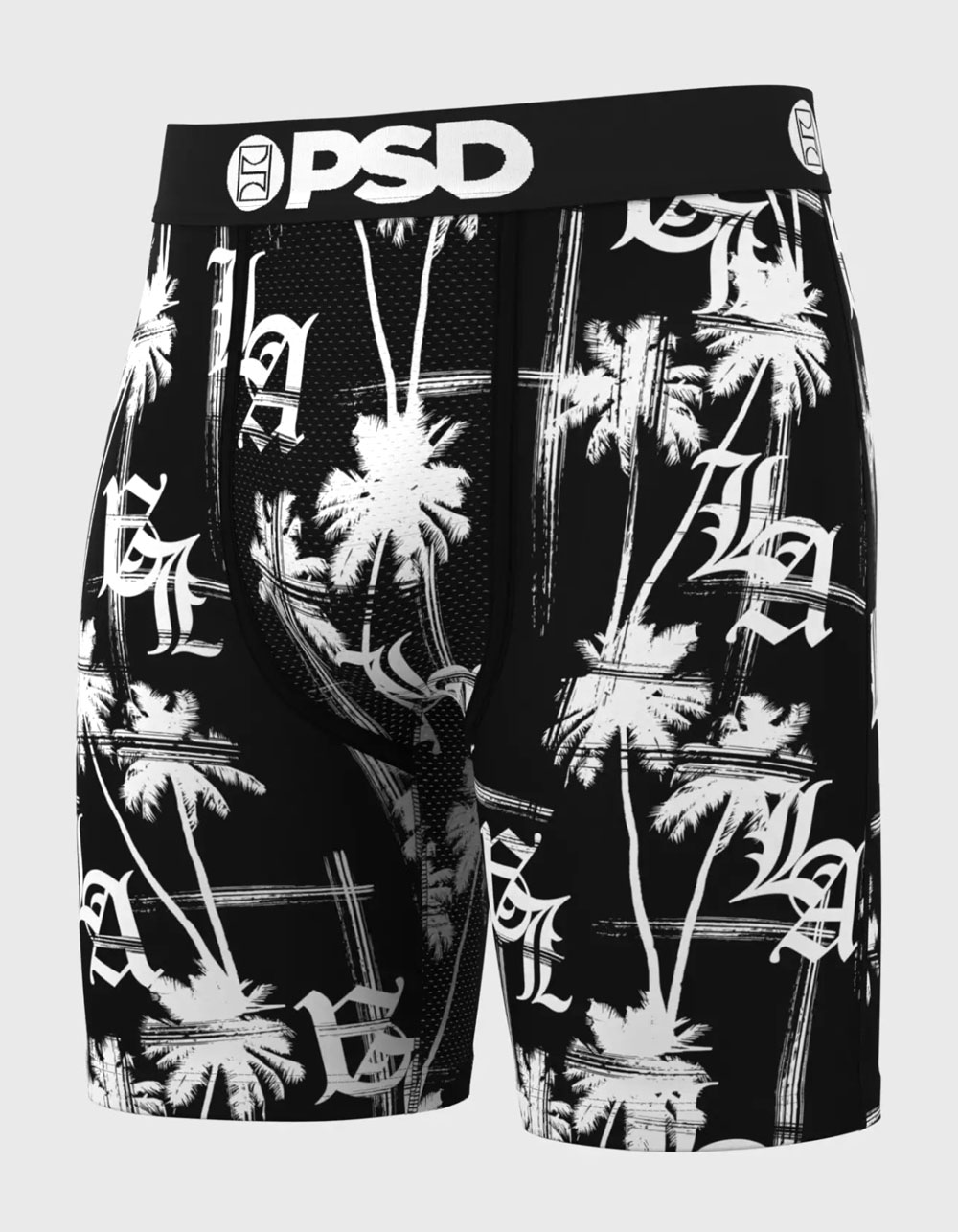 PSD LA Palms Mens Boxer Briefs - BLK/WHT