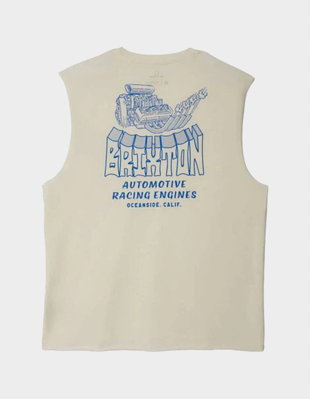 BRIXTON Horsepower Mens Muscle Tee - WHITE