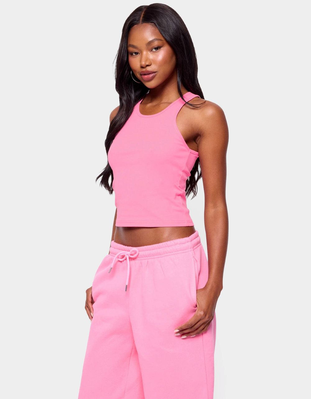 EDIKTED Francie Ribbed Tank Top