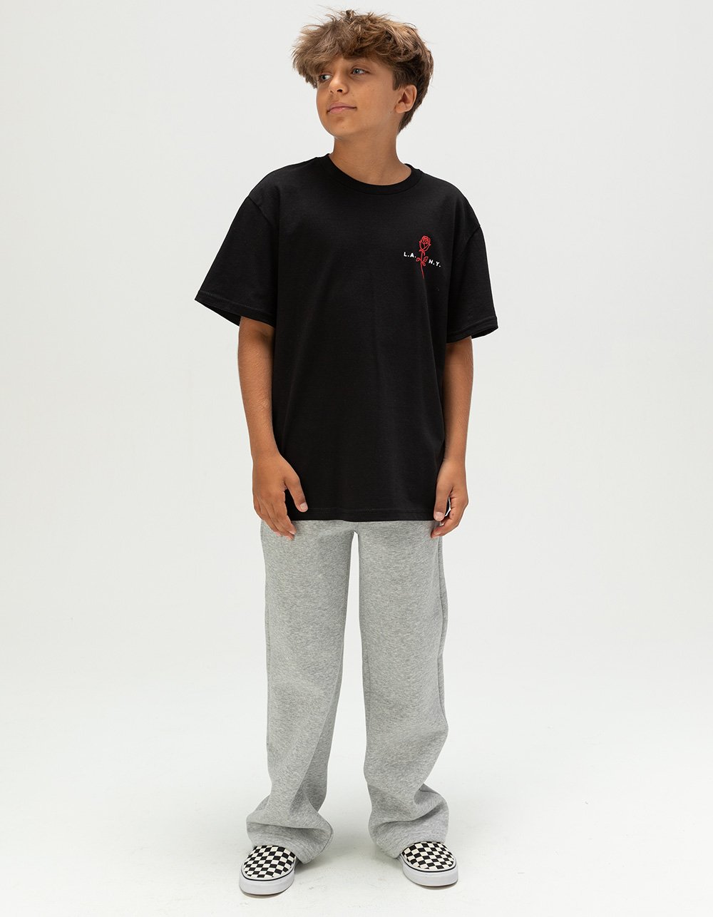 RSQ Boys Loose Sweatpants - LIGHT GRAY