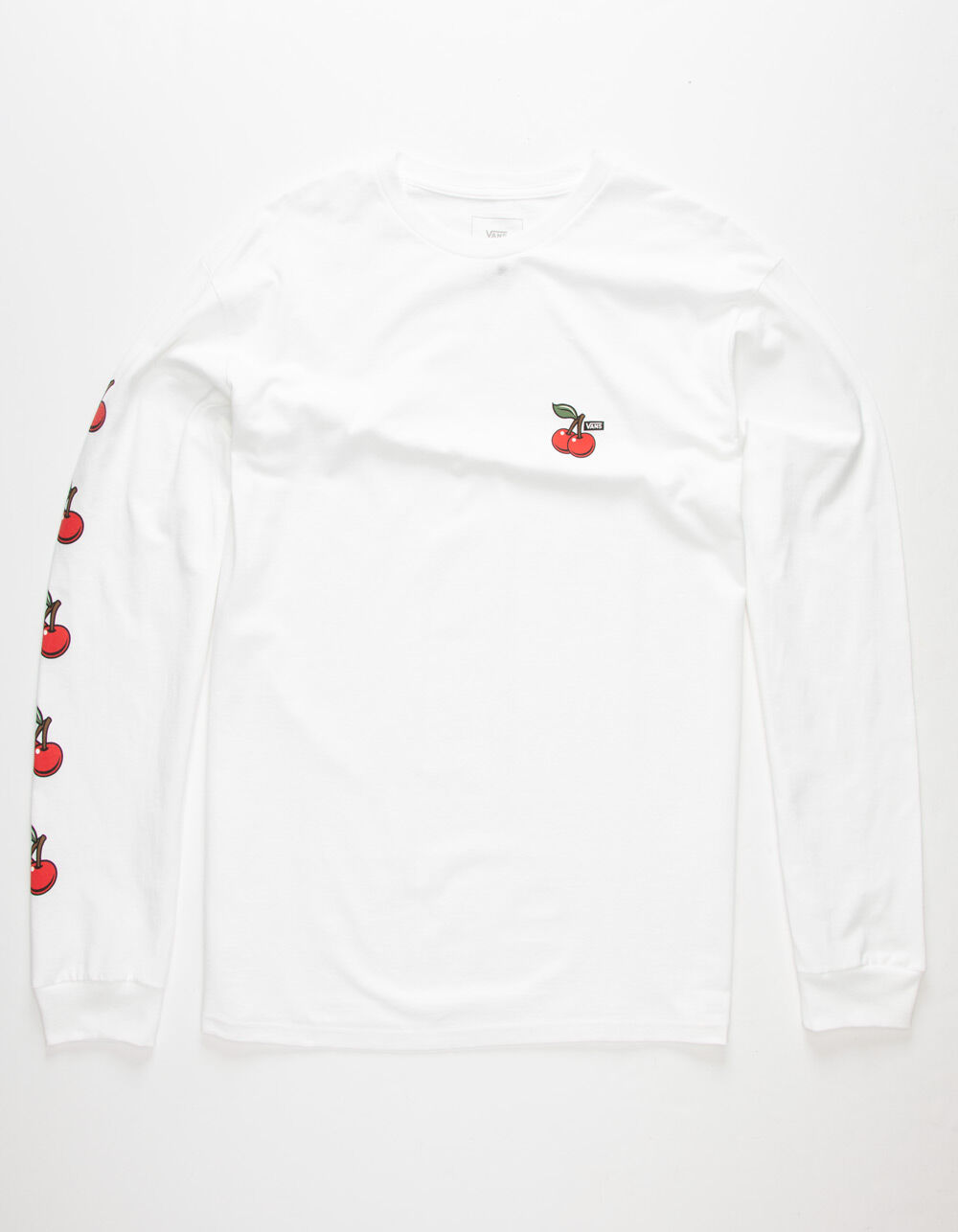 VANS Cherries Mens T-Shirt - WHITE 