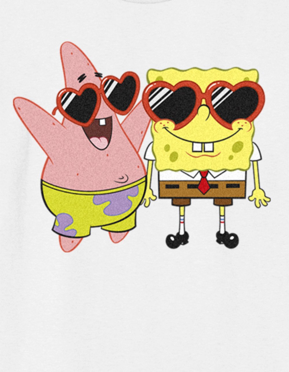 SPONGEBOB Patrick Love Shades Unisex Kids Tee - WHITE