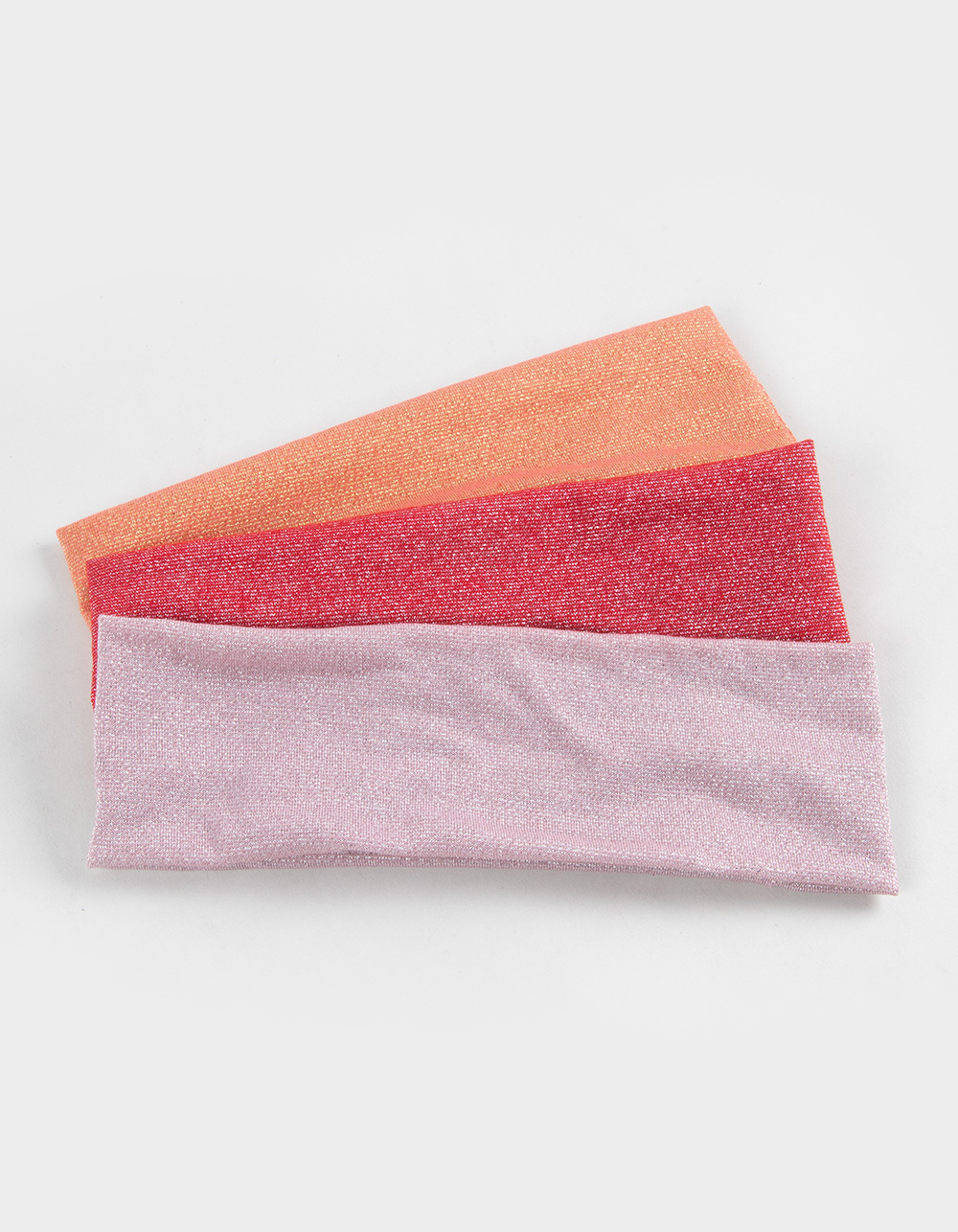 FULL TILT 3 Pack Soft/Shimmer Headbands - MULTI