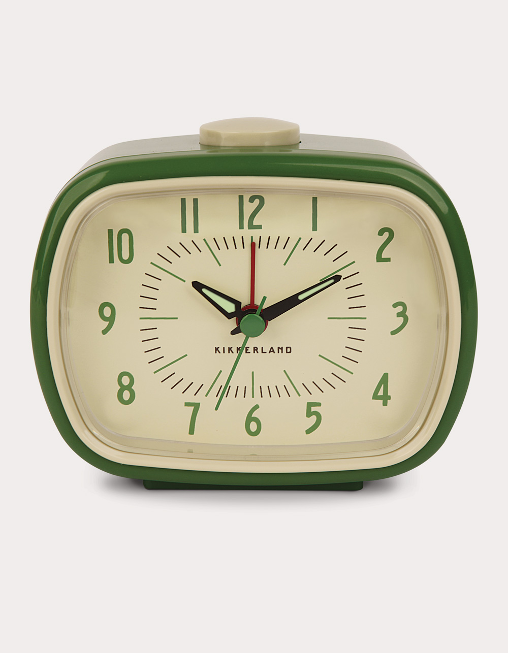 KIKKERLAND Retro Alarm Clock GREEN Tillys
