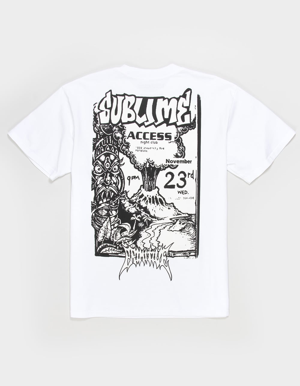 PRIMITIVE x Sublime Flyer Mens Heavyweight Tee - WHITE