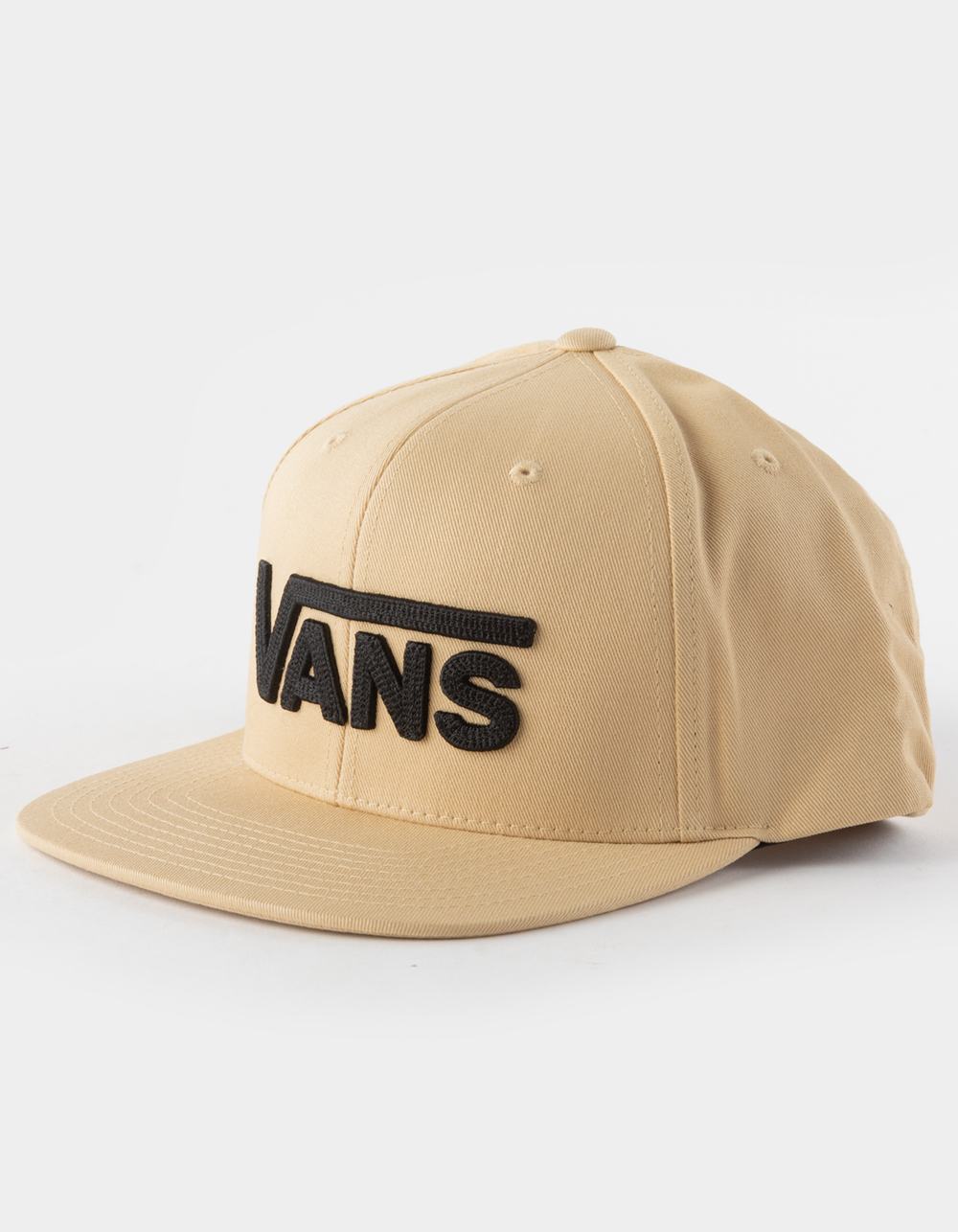Black | Drop V Snapback Hat TAUPE Tillys II VANS Mens -