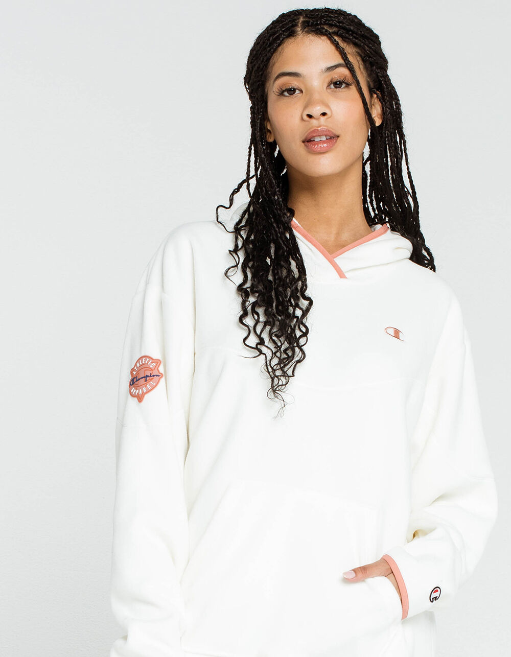 CHAMPION Explore Womens Hoodie - OFF WHITE | Tillys