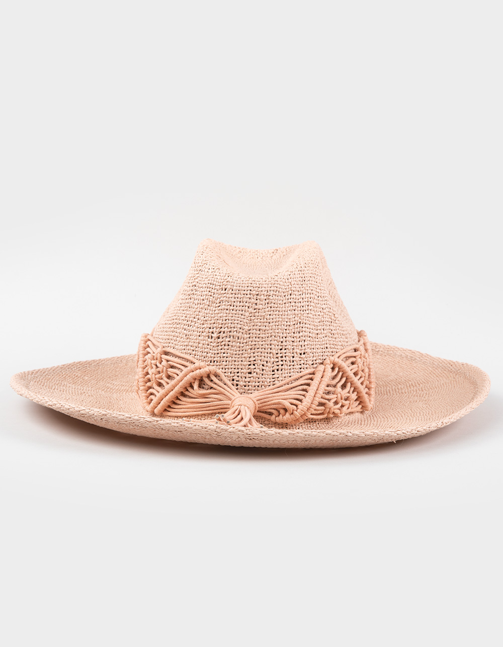 BRIXTON Matteo Womens Straw Hat - PINK