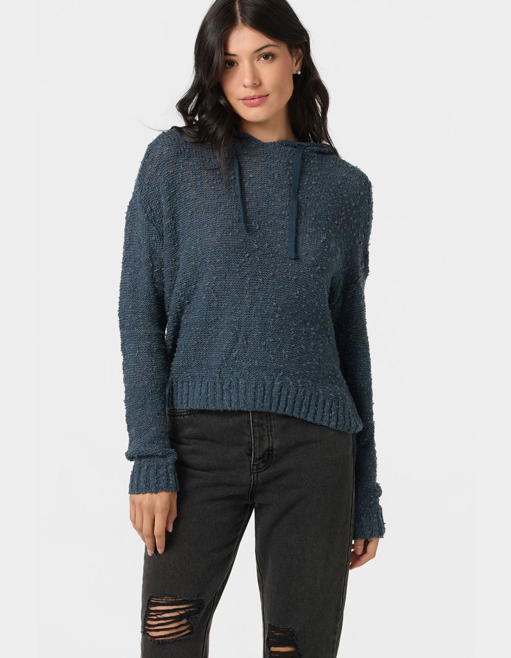 O'NEILL Jayne Womens Hooded Sweater - SLATE BLUE