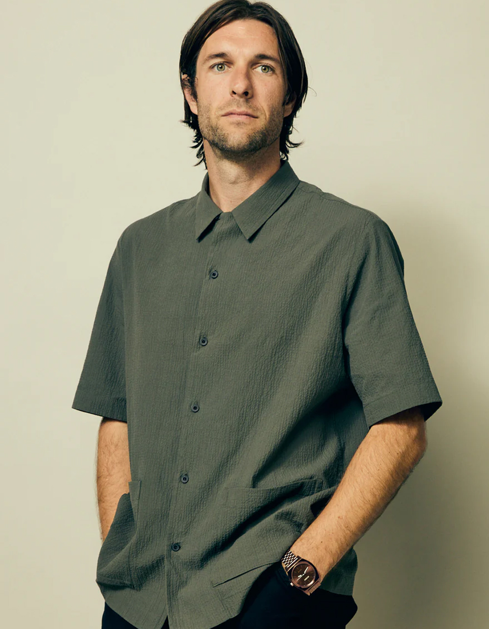 NIXON Time Teller Solar Watch - CHOCOLATE