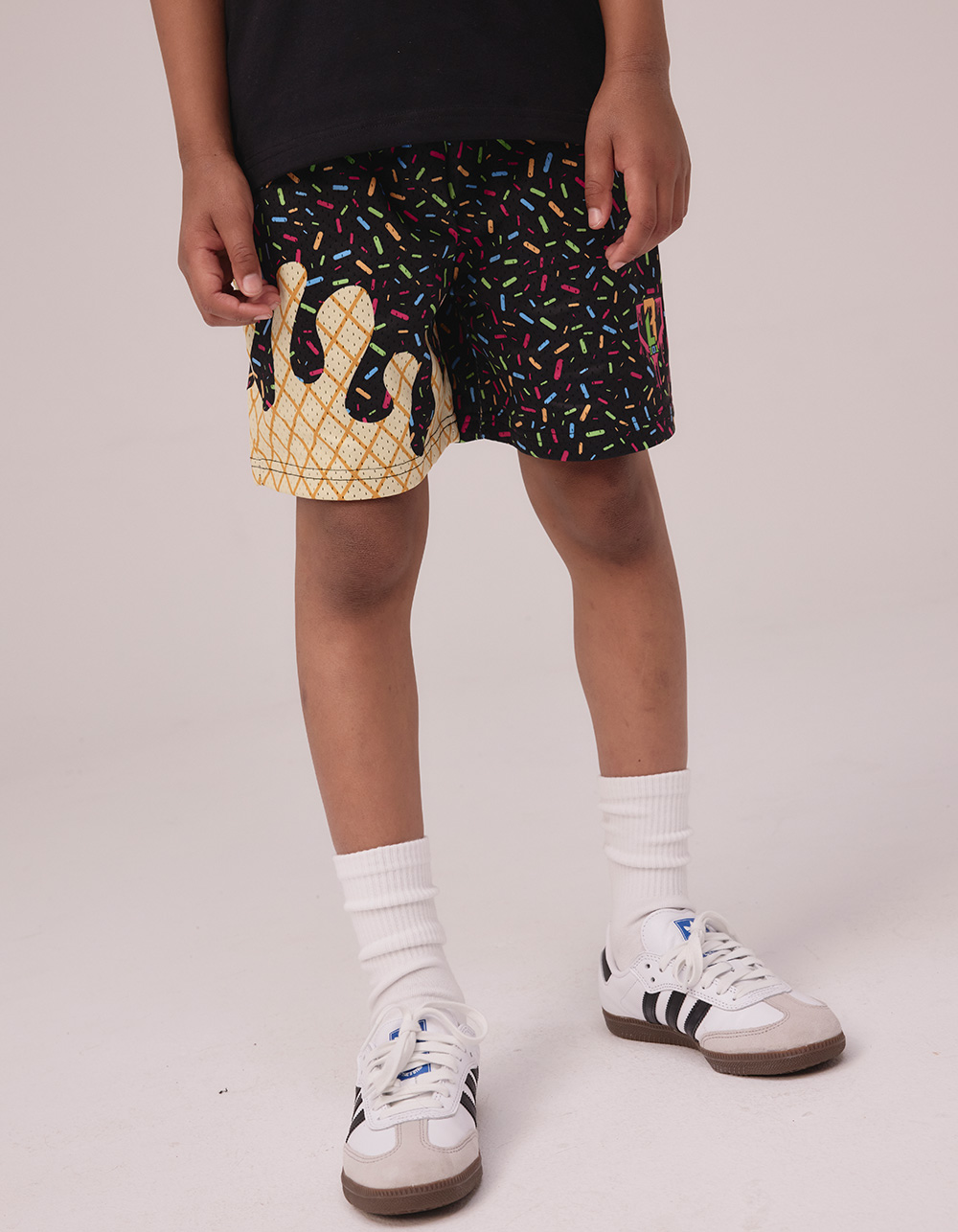 BASEBALL LIFESTYLE 101 Ice Cream Boys Shorts - BLK/MULTI