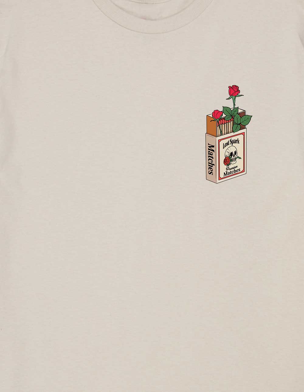 MATCHES Lost Spark Unisex Tee - SAND