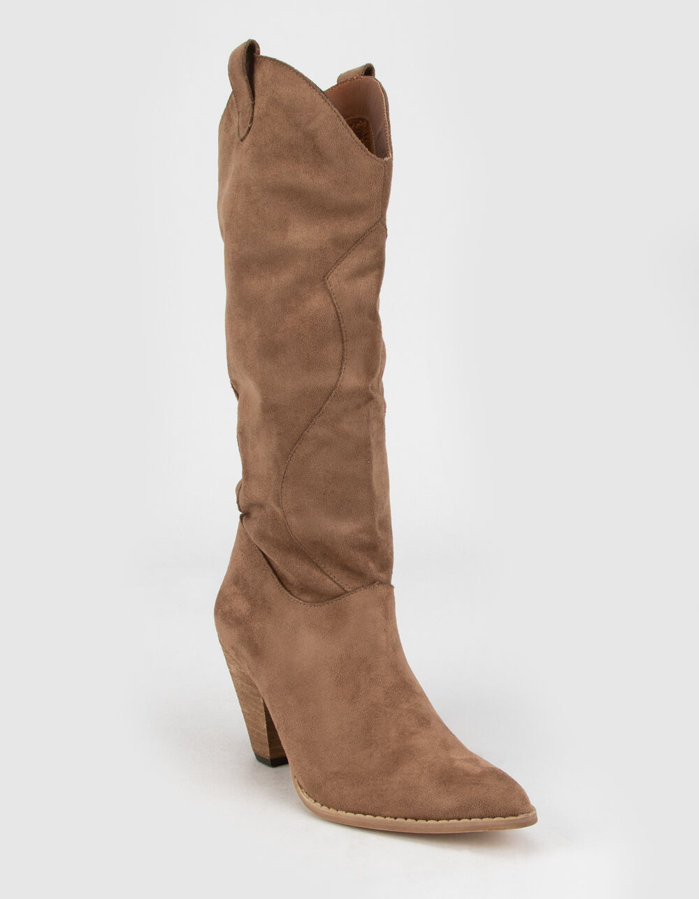 MI.IM Bohemian Western Tall Slouch Womens Camel Boots - CAMEL | Tillys