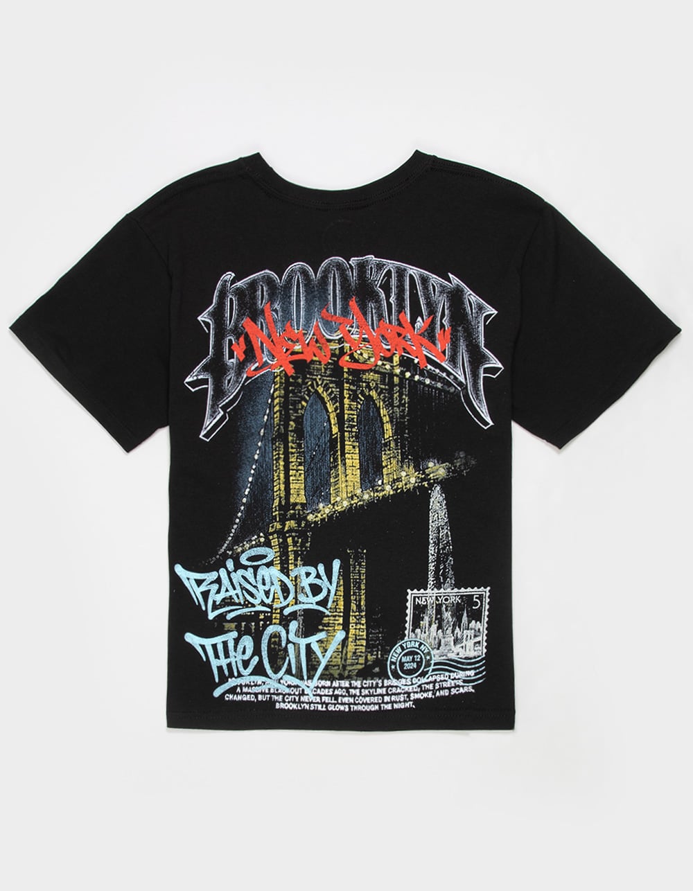 CVLA Raised By The City Boys Tee - BLACK